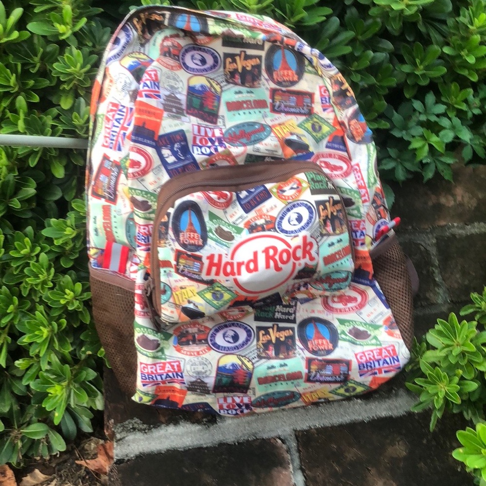 Hard Rock cafe passport back pack